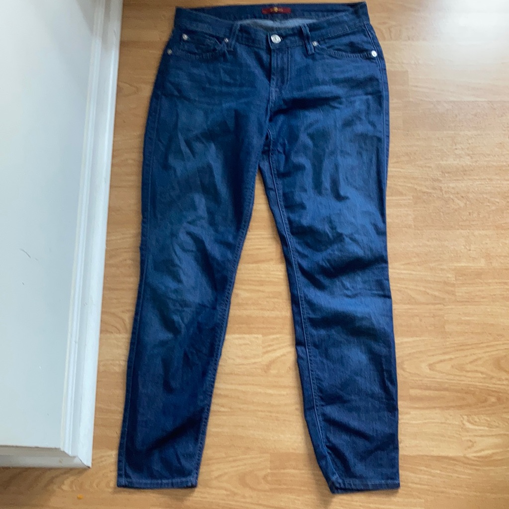 Sz 28 7 For All Mankind Brand Blue Jeans